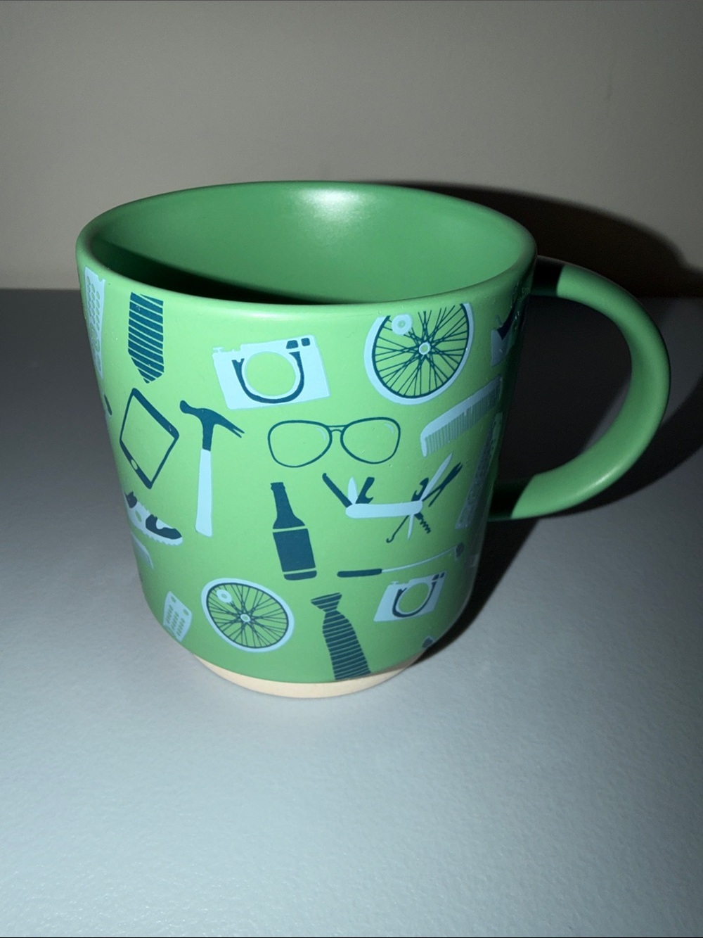 Hallmark Green Icon Pattern Ceramic Mug